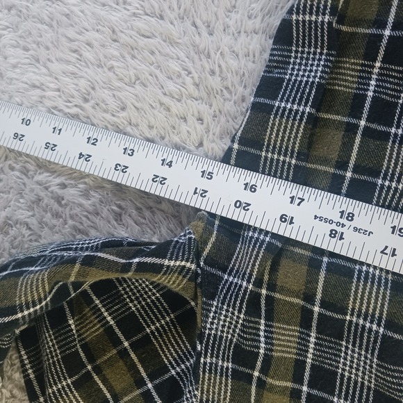 Levi's Plaid Flannel Button Down Shirt L Heritage Casual Grunge Workwear - Picture 4 of 9